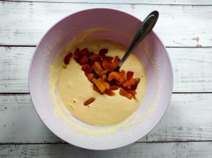 Сметанный пирог с курагой Сметанный пирог с курагой