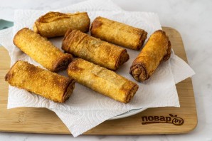 Спринг роллы из теста фило Спринг роллы из теста фило