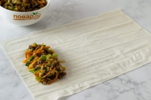 Спринг роллы из теста фило Спринг роллы из теста фило