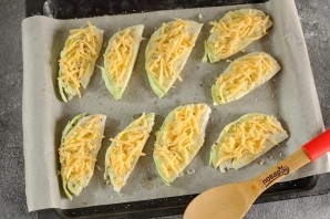 Стейк из капусты в духовке