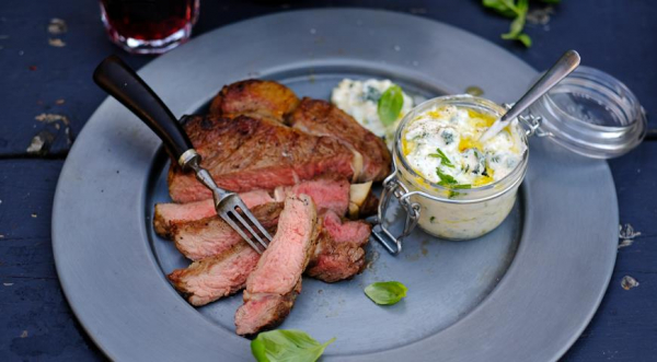 Стейк в сливочном маринаде, пошаговый рецепт с фото