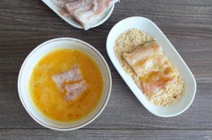 Судак в ореховой панировке