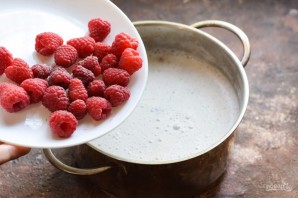 Суп-пюре со злаками и малиной Суп-пюре со злаками и малиной