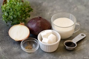 Свекольный крем-суп с фетой