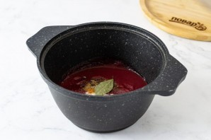 Томатно-сливовый соус на зиму