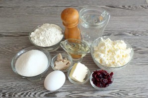 Творожные розы с клюквой