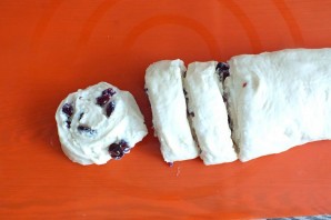 Творожные розы с клюквой