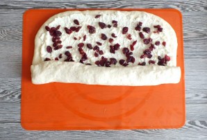 Творожные розы с клюквой