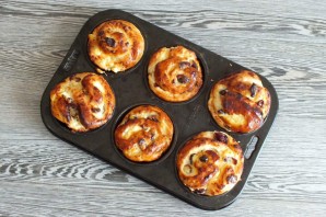 Творожные розы с клюквой