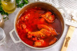 Утка в томатном соусе