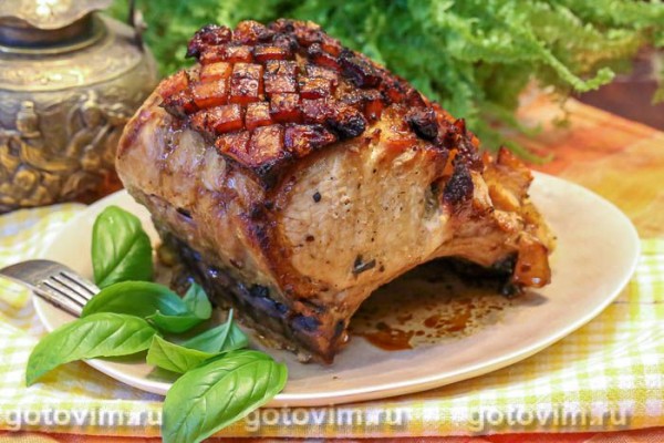 Запеченная свинина по-пуэрторикански (pernil style roast pork) Запеченная свинина по-пуэрторикански (pernil style roast pork)