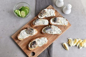 Бутерброды с сардиной