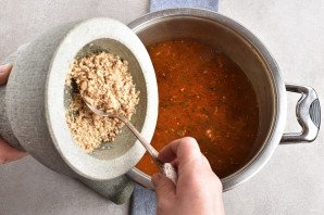 Харчо из говядины с ткемали