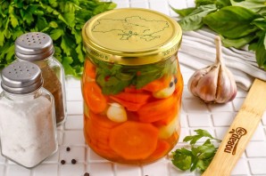 Маринованный чеснок с морковью на зиму