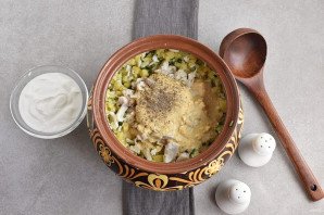 Окрошка рыбная