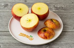 Печеные яблоки с клюквой Печеные яблоки с клюквой