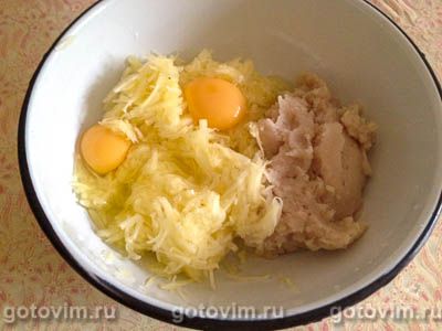 Рыбные котлеты из минтая с кабачком