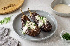 Баклажаны с тхиной Баклажаны с тхиной