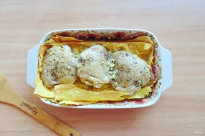 Бедрышки в лаваше в духовке