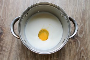 Блинчики с яблоком и брусникой