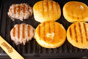 Бургеры на электрогриле