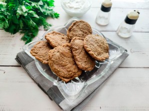 Диетические оладьи из куриной печени