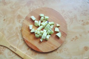 Фасолевый суп с баклажанами