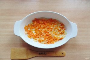 Хек с кабачками в духовке