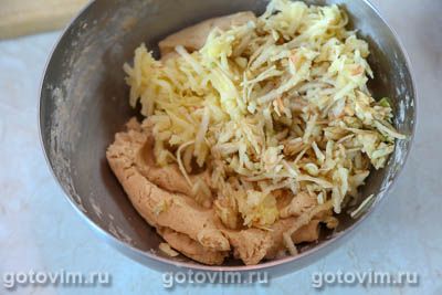 Яблочное печенье (с тертыми яблоками)