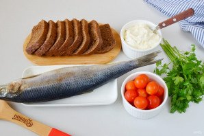 Канапе с сельдью