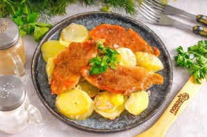 Картошка с мясом в духовке