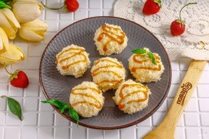 Конфеты из творога и вафель