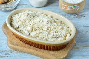 Крамбл с малиной