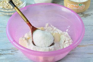 Крамбл с малиной