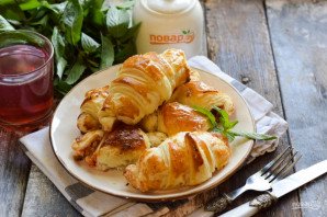 Круассаны с малиной Круассаны с малиной