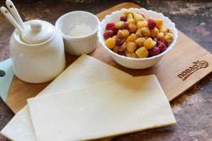 Круассаны с малиной Круассаны с малиной