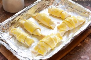 Круассаны с малиной Круассаны с малиной