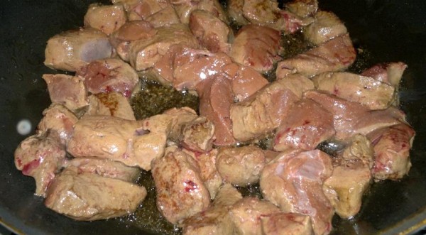 Куриная печень с овощами в сливках, пошаговый рецепт с фото Куриная печень с овощами в сливках, пошаговый рецепт с фото