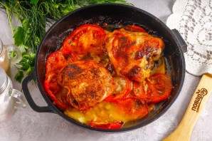 Куриные бедрышки в духовке ПП