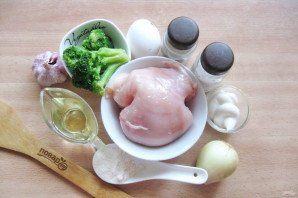 Куриные оладьи с брокколи