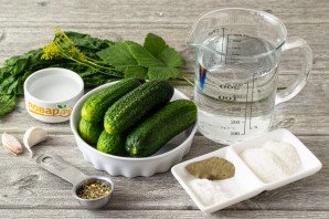 Маринованные огурцы с уксусом