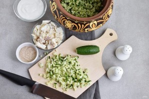 Окрошка рыбная