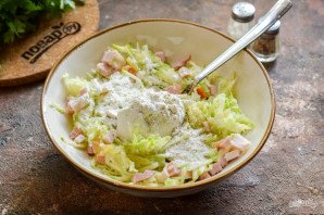 Оладьи из кабачков с беконом