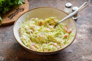 Оладьи из кабачков с беконом