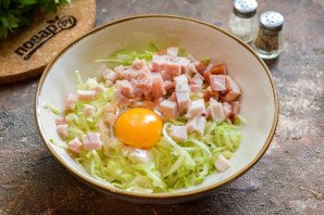 Оладьи из кабачков с беконом