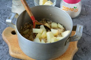 Овсяная каша с дыней