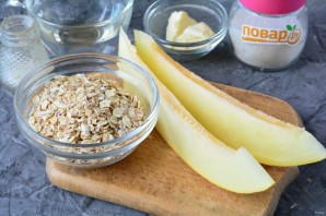 Овсяная каша с дыней