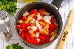 Паста с окунем