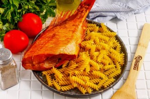 Паста с окунем