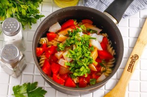 Паста с окунем